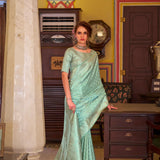 Shella Diamond Banarasi Silk Saree