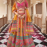 Vrindavan Premium Wedding Silk Lehenga