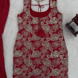 Effortless Simmer Silk Top Sharara