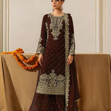 Classic Georgette Embroidered Suit