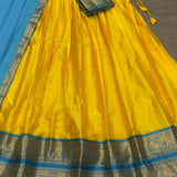 Crafted Kanjivaram Silk Lehenga