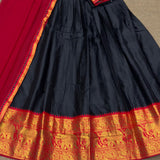 Crafted Kanjivaram Silk Lehenga