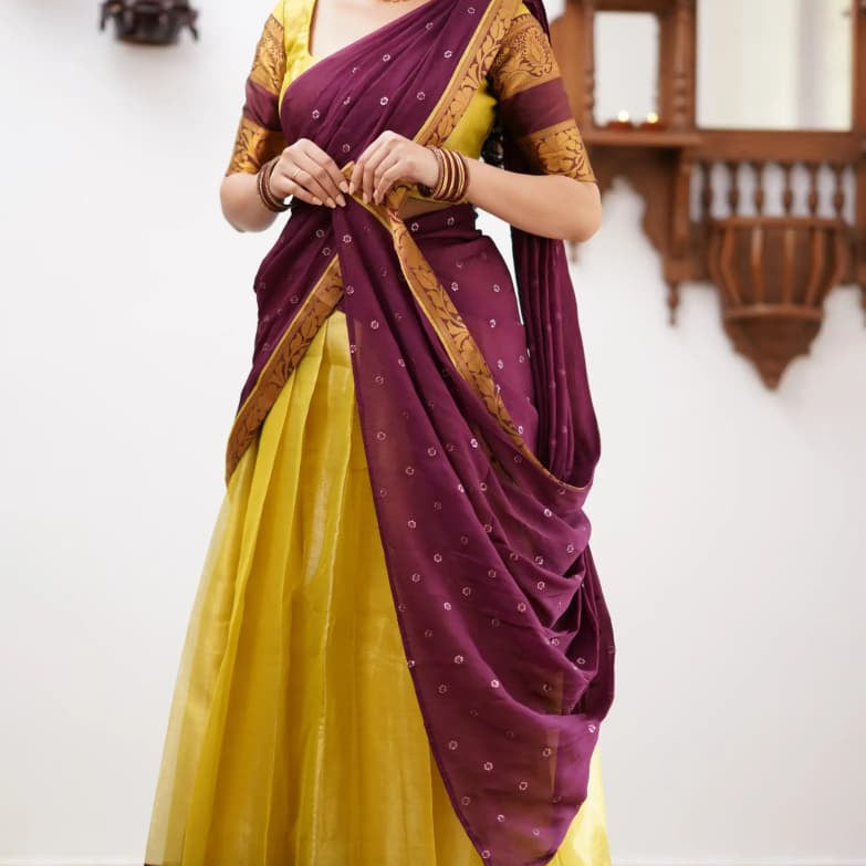 Heritage Kanjivaram Silk Lehenga