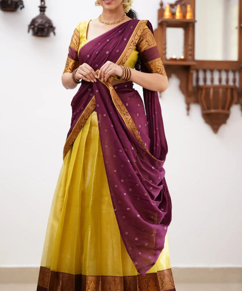 Heritage Kanjivaram Silk Lehenga