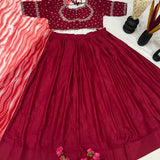 Designer Rayon Silk Lehenga Choli