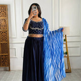 Designer Rayon Silk Lehenga Choli