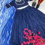 Designer Rayon Silk Lehenga Choli