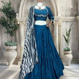 Designer Rayon Silk Lehenga Choli