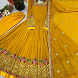 Elegant Embroidered Anarkali Suit