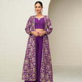 Gunjan Silk Embroidered Koti Suit