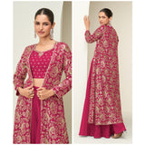 Gunjan Silk Embroidered Koti Suit
