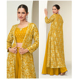 Gunjan Silk Embroidered Koti Suit