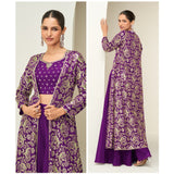 Gunjan Silk Embroidered Koti Suit