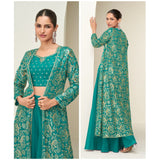 Gunjan Silk Embroidered Koti Suit