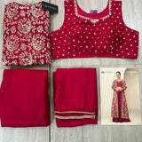 Gunjan Silk Embroidered Koti Suit