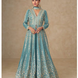 Premium Silk Embroidered Anarkali
