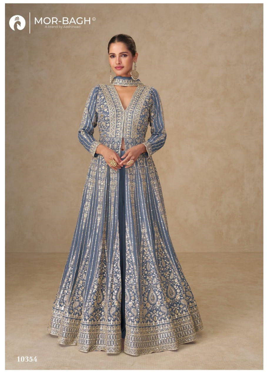 Premium Silk Embroidered Anarkali