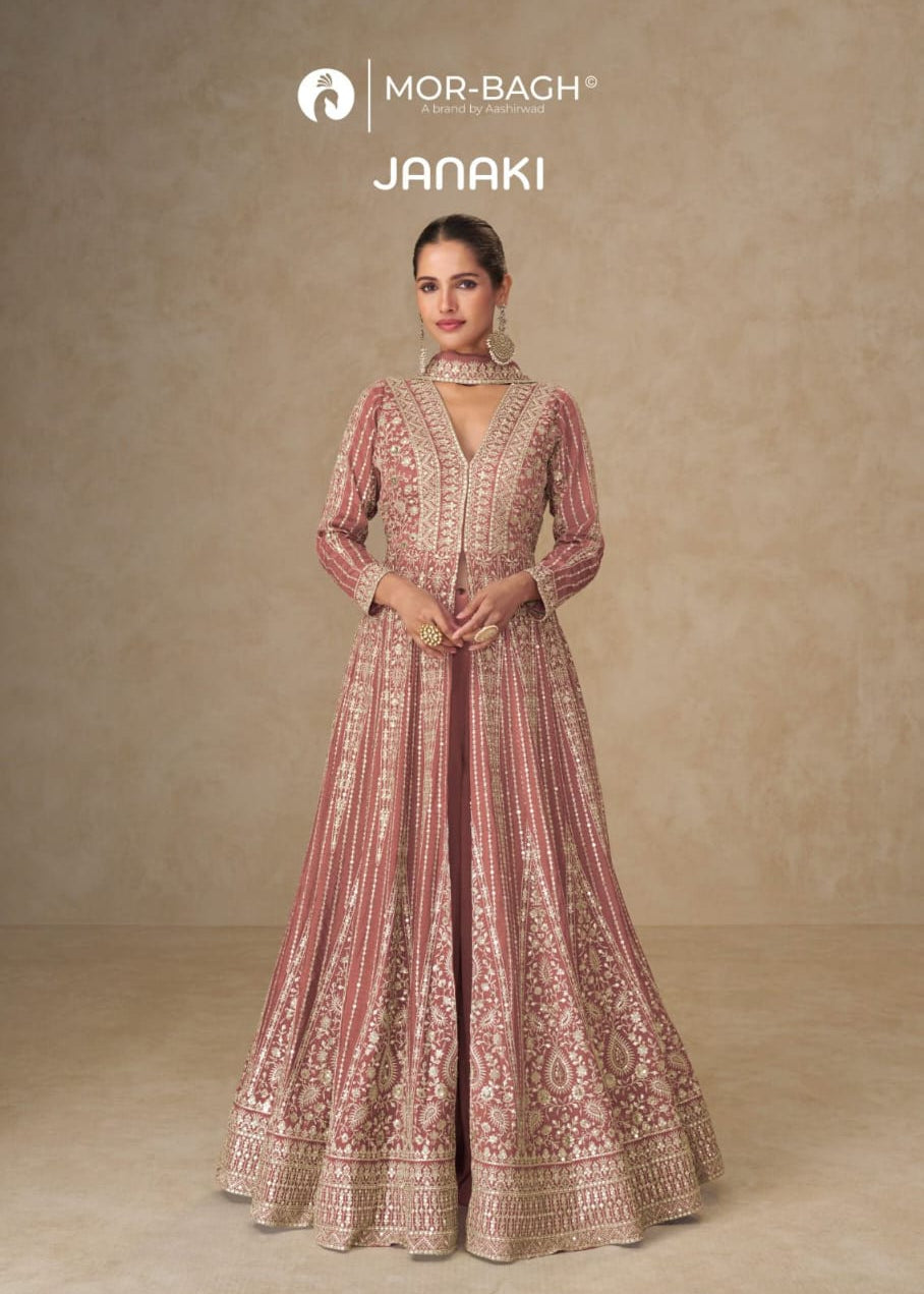 Premium Silk Embroidered Anarkali