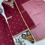 Stunning Festive Top Plazzo