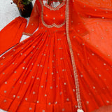 Designer Embroidered Anarkali Gown
