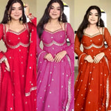 Designer Embroidered Anarkali Gown