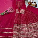 Classic Light Pink Embroidered Suit