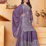 Purple Occasionally Chinon Suit