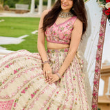 Luxurious Wedding Silk Lehenga