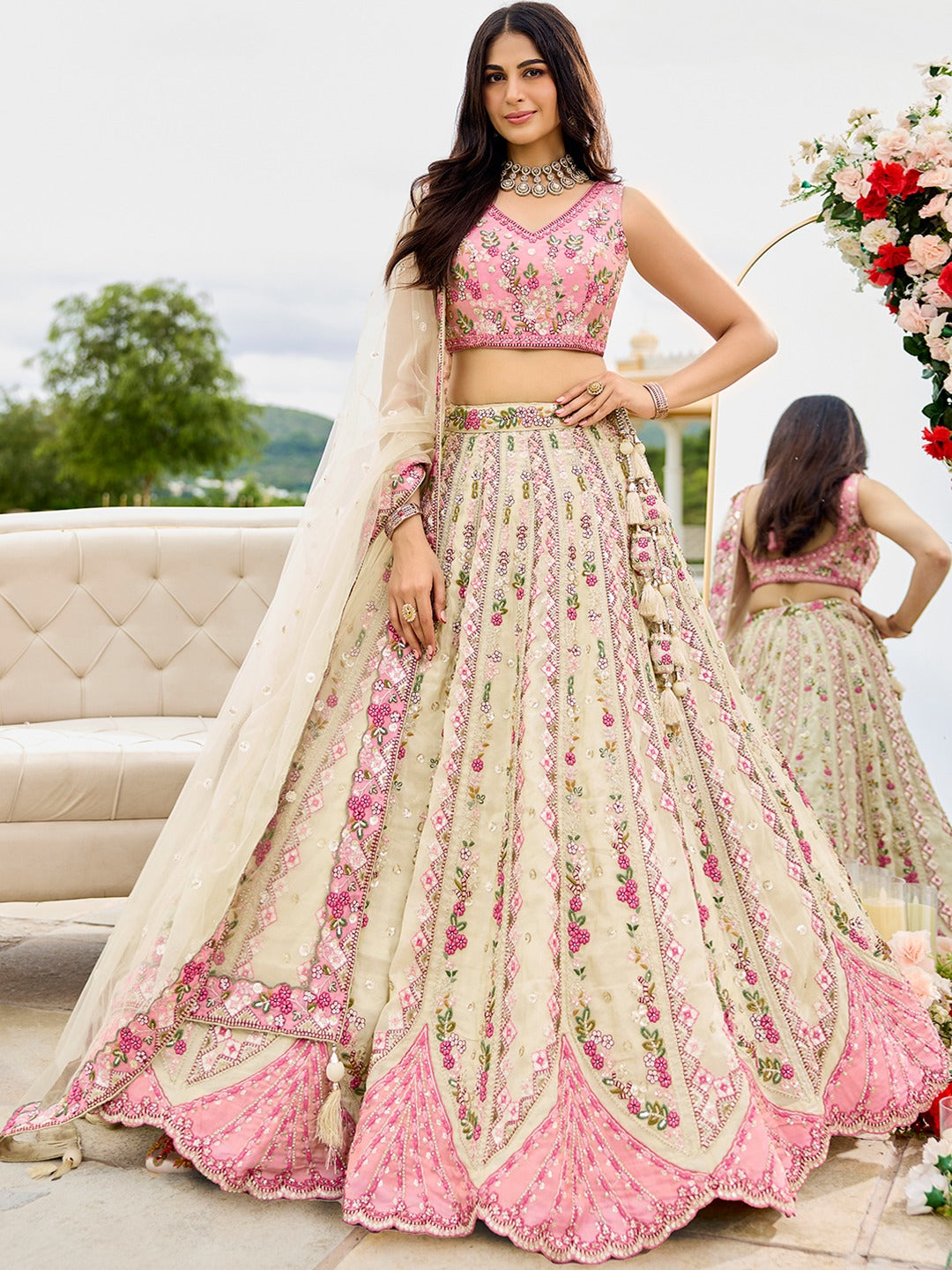 Luxurious Wedding Silk Lehenga