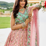 Luxurious Wedding Silk Lehenga