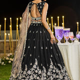 Gorgeous Bridal Satin Silk Lehenga
