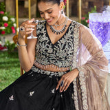 Gorgeous Bridal Satin Silk Lehenga