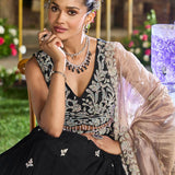 Gorgeous Bridal Satin Silk Lehenga