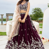 Gorgeous Bridal Satin Silk Lehenga