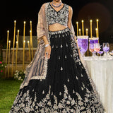 Gorgeous Bridal Satin Silk Lehenga