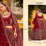 Lavish Bridal Wedding Velvet Lehenga