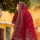 Lavish Bridal Wedding Velvet Lehenga
