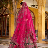 Lavish Bridal Wedding Velvet Lehenga