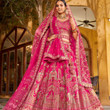 Lavish Bridal Wedding Velvet Lehenga