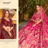 Lavish Bridal Wedding Velvet Lehenga