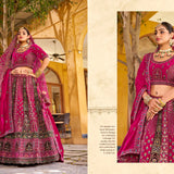 Lavish Bridal Wedding Velvet Lehenga