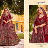 Lavish Bridal Wedding Velvet Lehenga
