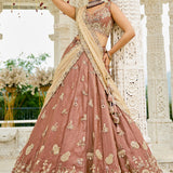 Royal Wedding Silk Embroidered Lehenga
