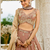Royal Wedding Silk Embroidered Lehenga