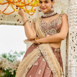 Royal Wedding Silk Embroidered Lehenga