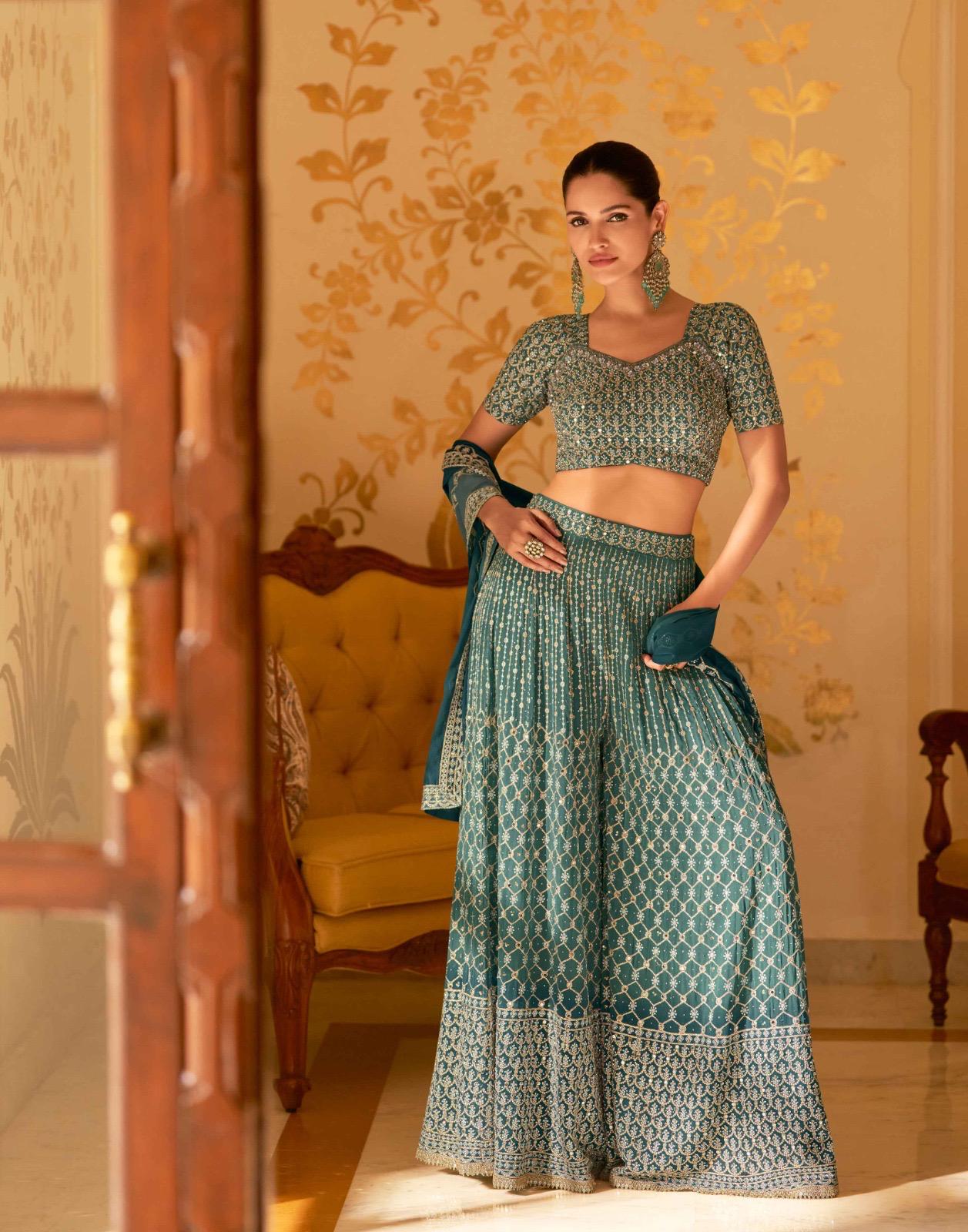Laskara Georgette Ebroidered Suit