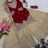 Designer Partylook Embroidered Suit