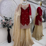 Designer Partylook Embroidered Suit