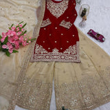 Designer Partylook Embroidered Suit