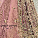 Adorn Wedding Embroidered Net Lehenga
